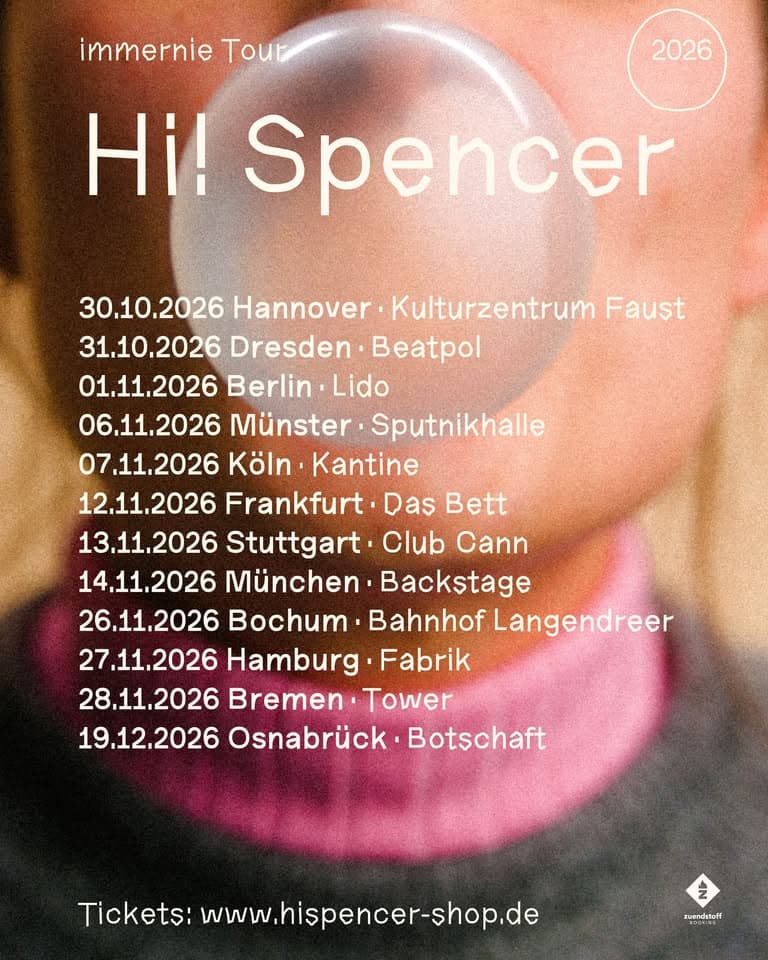 Hi! Spencer - Bahnhof Langendreer Bochum event cover