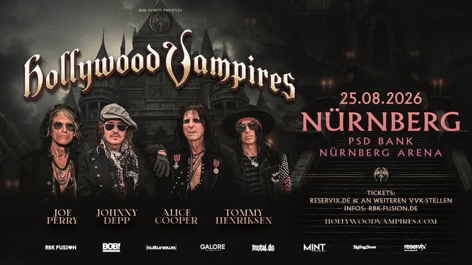 Hollywood Vampires | UK & European Tour 2026 event cover