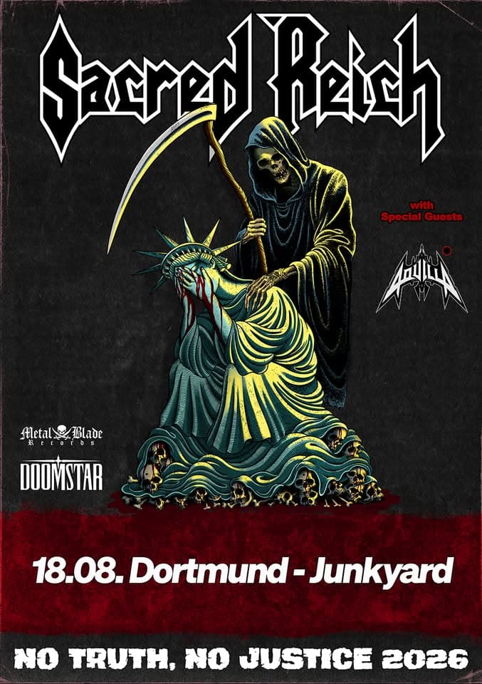 SACRED REICH - Junkyard Dortmund event cover