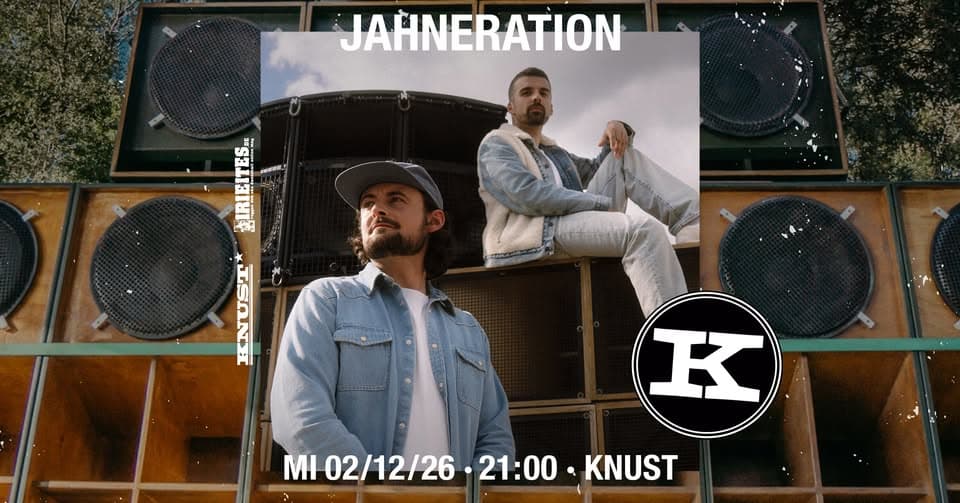 Jahneration | Knust event cover