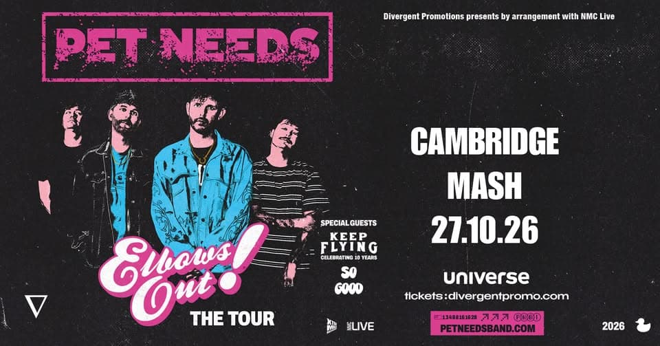 Pet Needs at MASH, Cambridge event cover