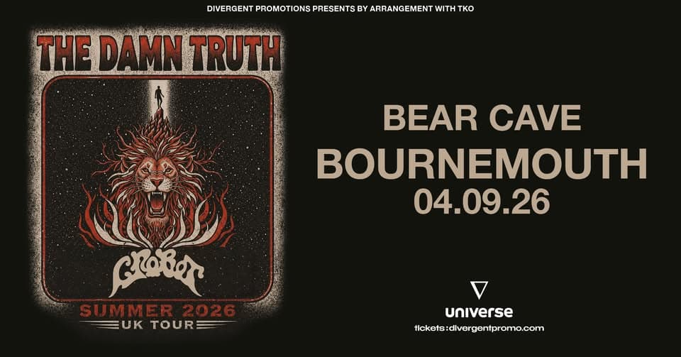 The Damn Truth x Crobot at Bear Cave, Bournemouth event cover