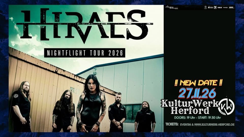 HIRAES "Nightflight-Tour" 2026 // @KulturWerk - Herford event cover