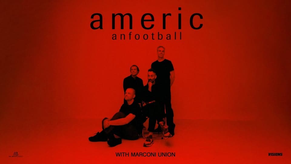 American Football /// World Tour 2026 /// Köln event cover