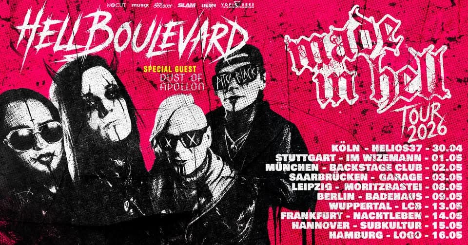 Hell Boulevard - Made in Hell Tour 2026 Berlin event cover