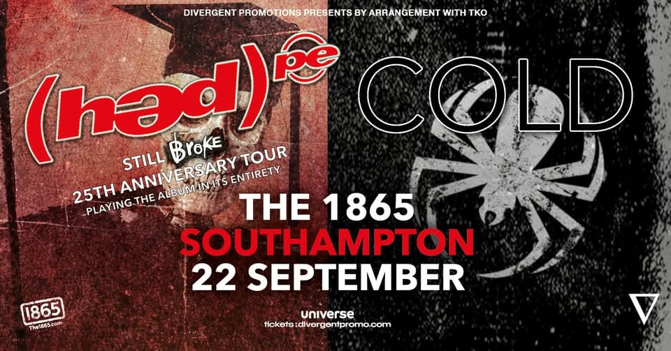 Hed PE / Cold at The 1865, Southampton event cover