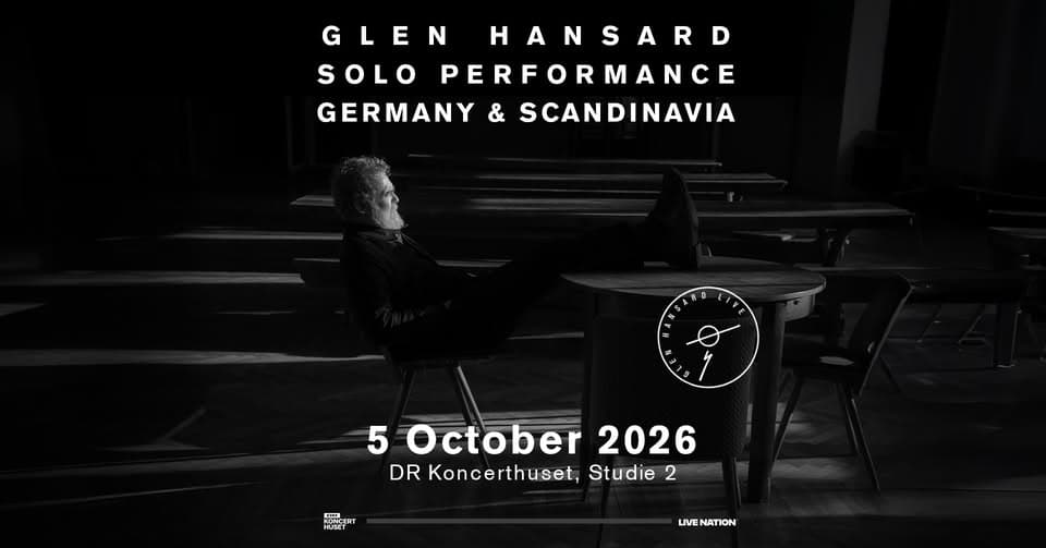 Glen Hansard // DR Koncerthuset, Studie 2 // 5. oktober 2026 event cover