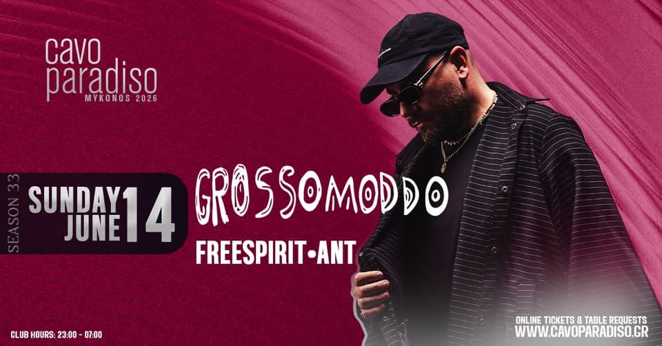 Grossomoddo | Freespirit | Ant event cover