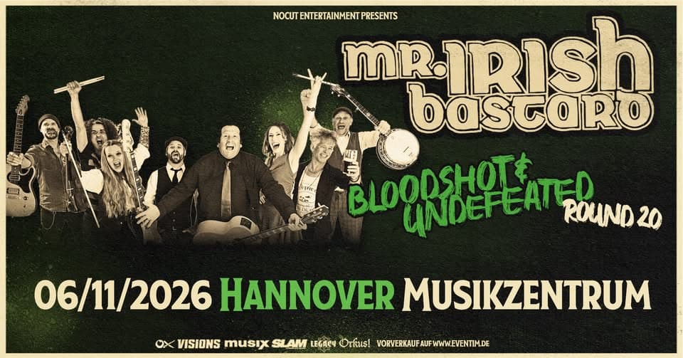 Mr. Irish Bastard - Bloodshot & Undefeated Tour event cover