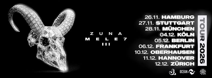 Zuna | Mele7 III Tour | Hamburg event cover
