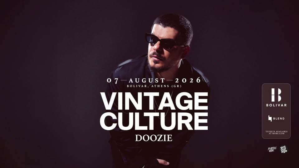 Vintage Culture I Fri 7 Aug Bolivar event cover