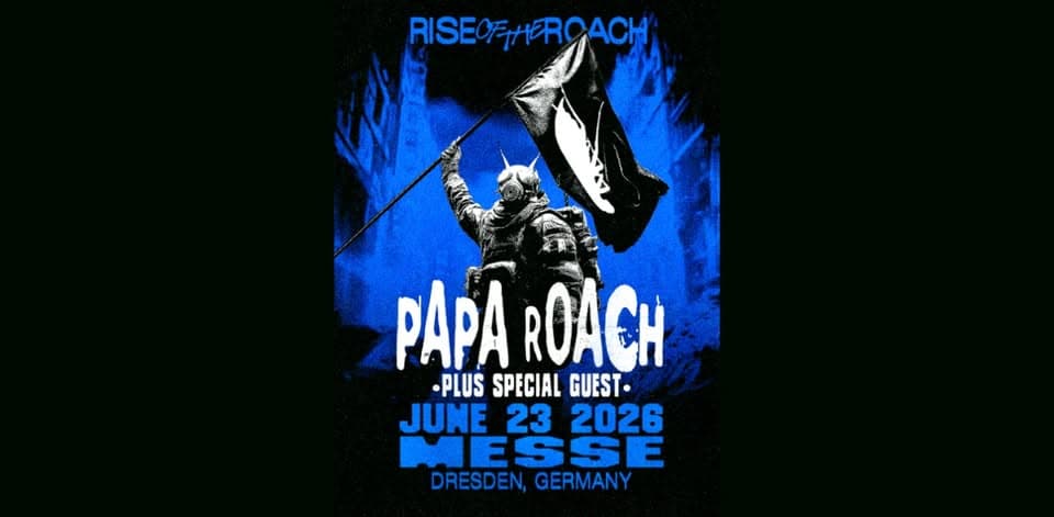 Papa Roach - Rise of the Roach | Dresden event cover