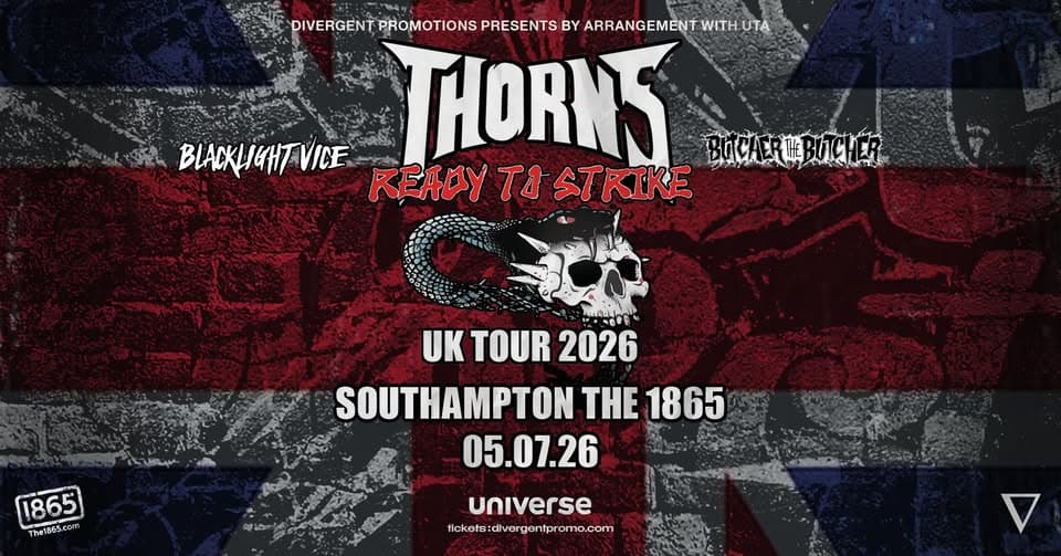 Thorns at The 1865, Southampton event cover