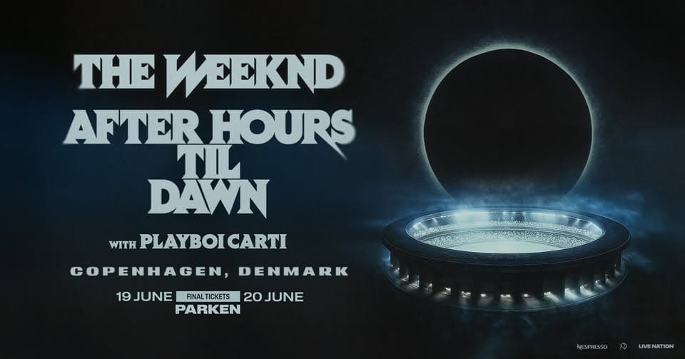 The Weeknd: After Hours Til Dawn Tour / Parken 19. + 20. juni 2026 / Få billetter tilbage event cover
