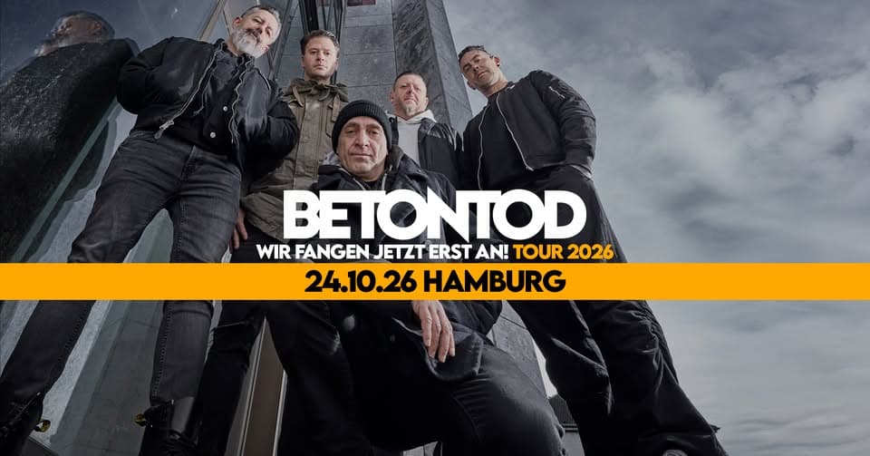 BETONTOD - Hamburg, Georg Elser Halle event cover