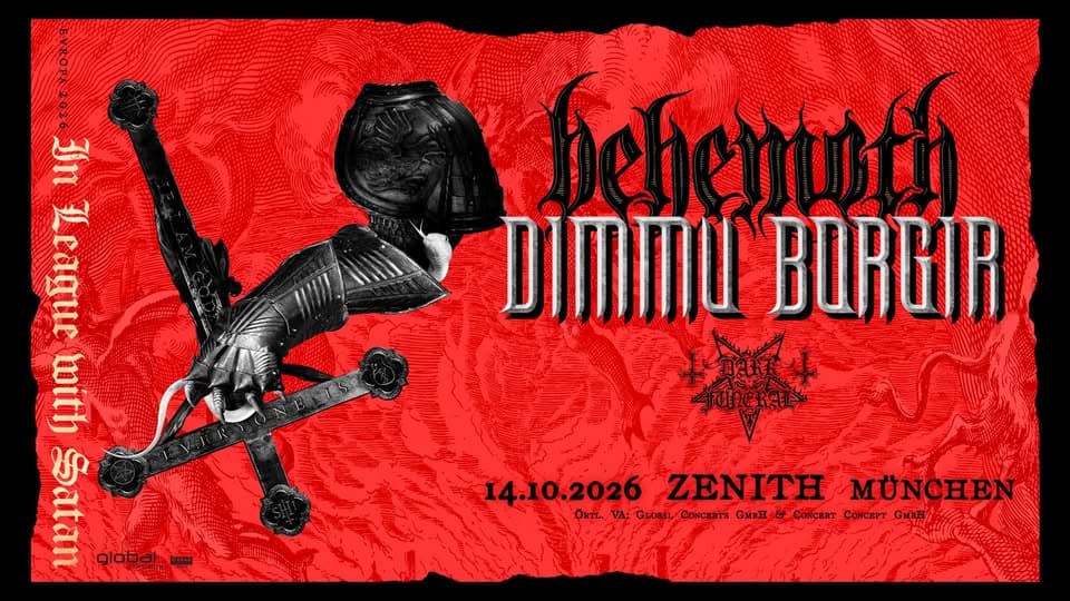 Behemoth & Dimmu Borgir | In League with Satan Co-Headline-Tour | München 2026 event cover