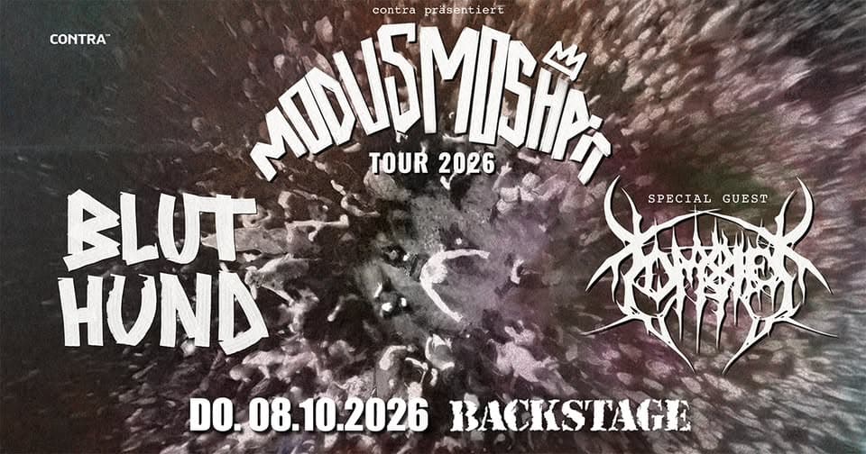 Bluthund | Modus Moshpit Tour 2026 | Backstage München 2026 event cover
