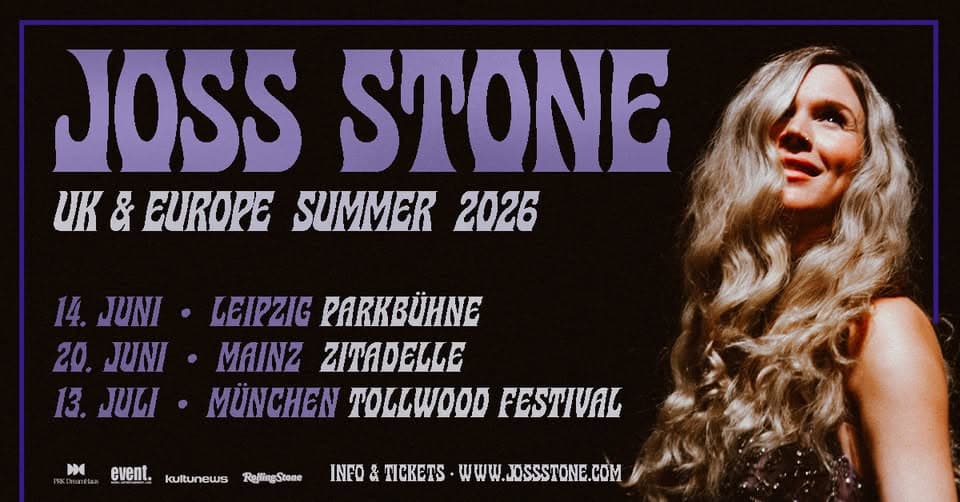 JOSS STONE: UK & Europe Summer 2026 in Leipzig event cover