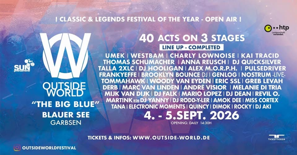 Outside World Festival - the Big Blue event cover