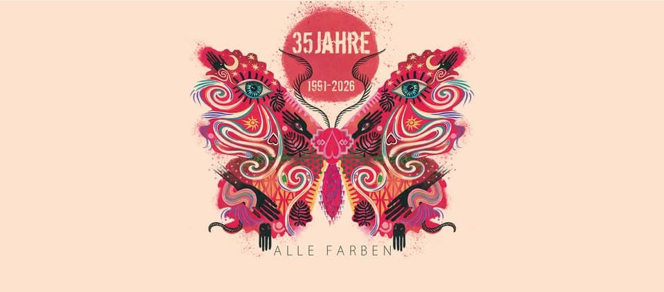 Mutabor 35 Jahre Jubiläumstour 2026 "Alle Farben" Berlin Festsaal Kreuzberg event cover