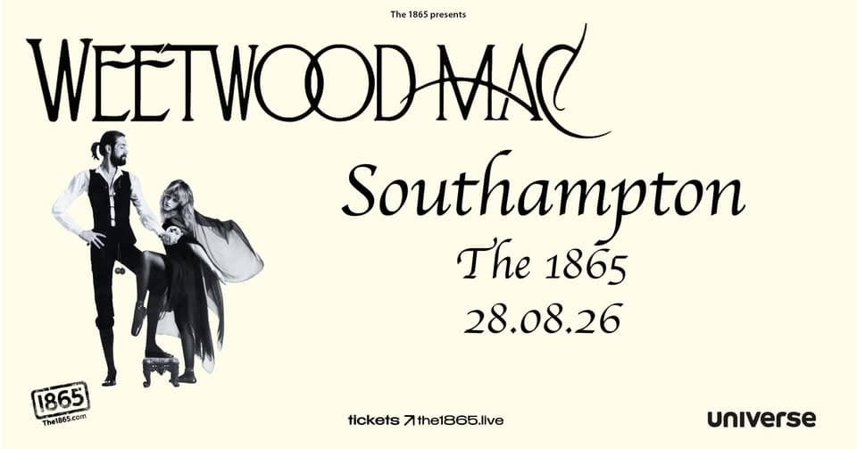 Weetwood Mac LIVE at The 1865 event cover