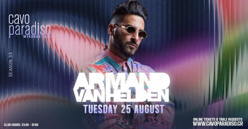 Armand Van Helden | Egmond event cover