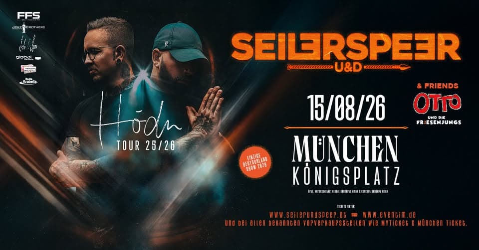 Seiler und Speer | Hödn Tour 25/26 | München Königsplatz 2026 event cover