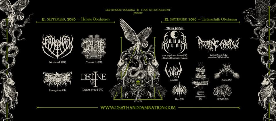 Death & Damnation Fest 2026 event cover