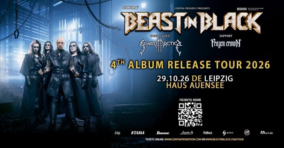 BEAST IN BLACK - 4TH ALBUM RELEASE TOUR 2026 in LEIPZIG event cover