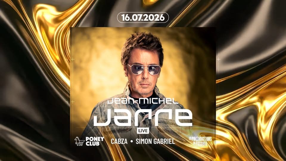 JEAN MICHEL JARRE x PINK PARADIZE x PONEY CLUB 2026 event cover