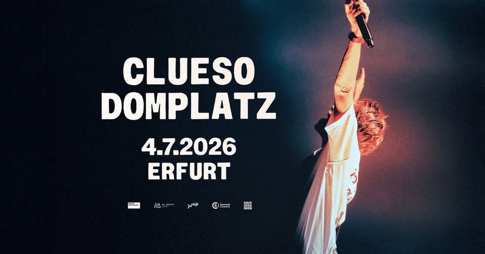 Clueso - Deja-Vu Domplatz 2026 | Erfurt event cover