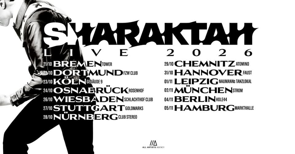 Sharaktah /// Live 2026 /// Berlin event cover