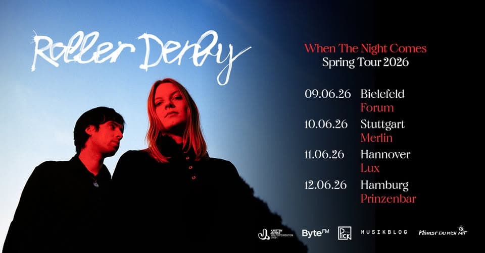Roller Derby | When The Night Comes Spring Tour 2026 | Hamburg event cover