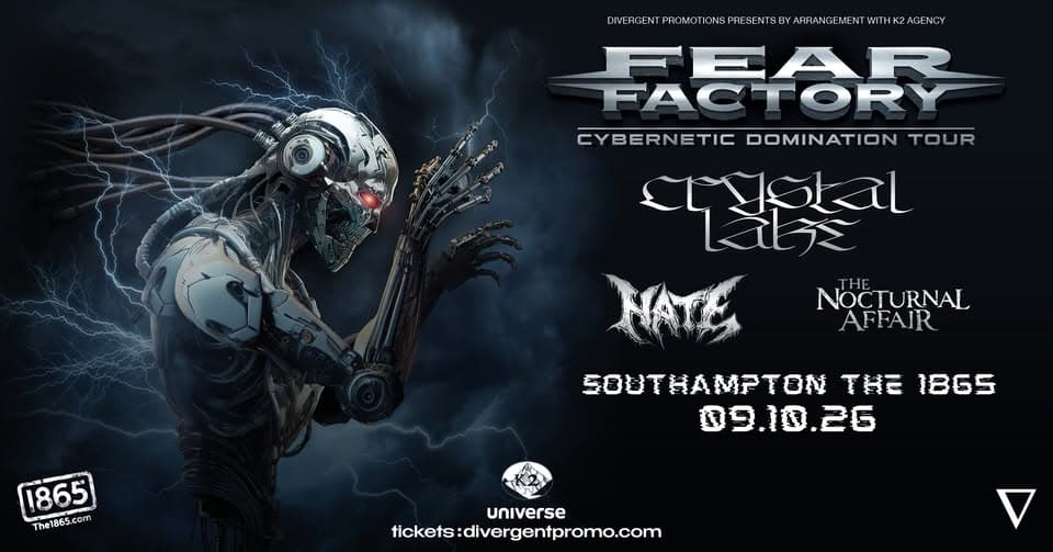 Fear Factory at The 1865, Southampton event cover