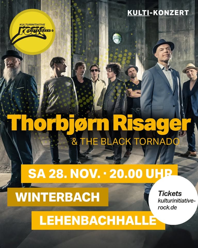 THORBJÖRN RISAGER & THE BLACK TORNADO | Live 2026 event cover