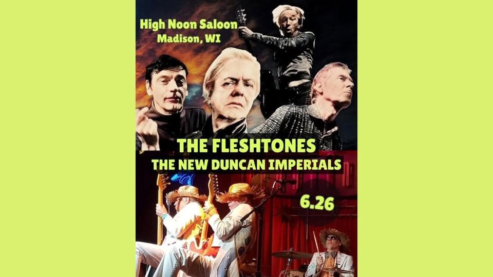 The Fleshtones and New Duncan Imperials at High Noon Saloon event cover