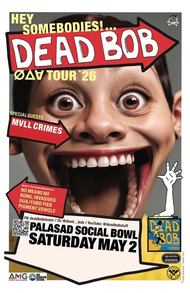 Dead Bob w/ Mvll Crimes Saturday May 2nd event cover