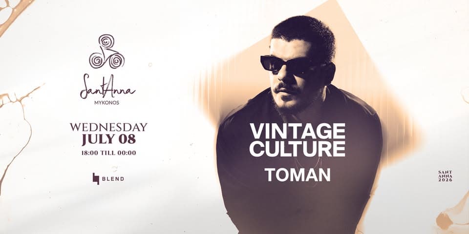 VINTAGE CULTURE at SantAnna event cover