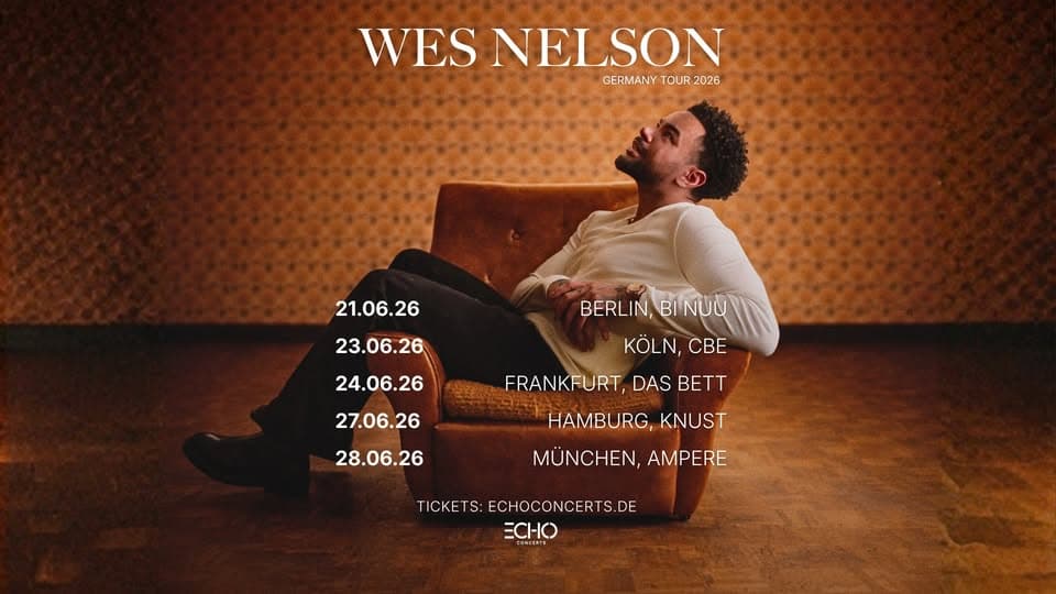 Wes Nelson - Frankfurt event cover