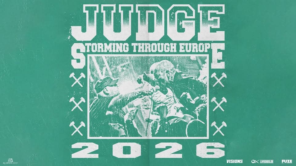 JUDGE & Gäste: XIAO /// Storming Through Europe 2026 /// Essen event cover