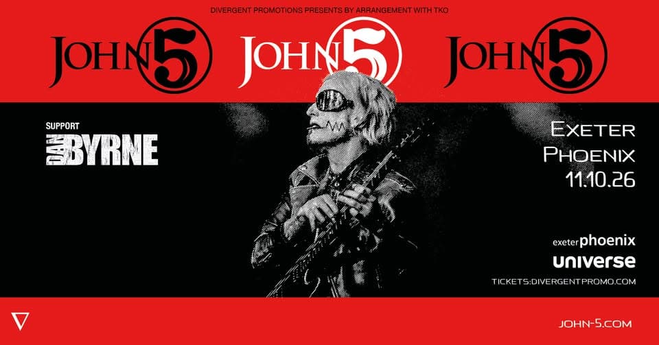 John 5 at Phoenix, Exeter event cover