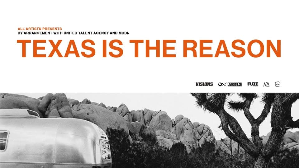 Texas Is The Reason /// Live 2026 /// Köln event cover