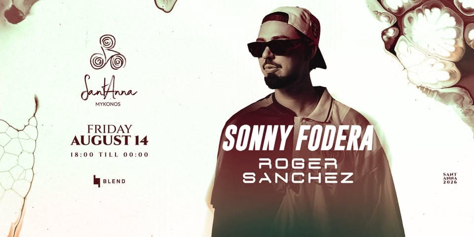 Sonny Fodera & Roger Sanchez at SantAnna event cover