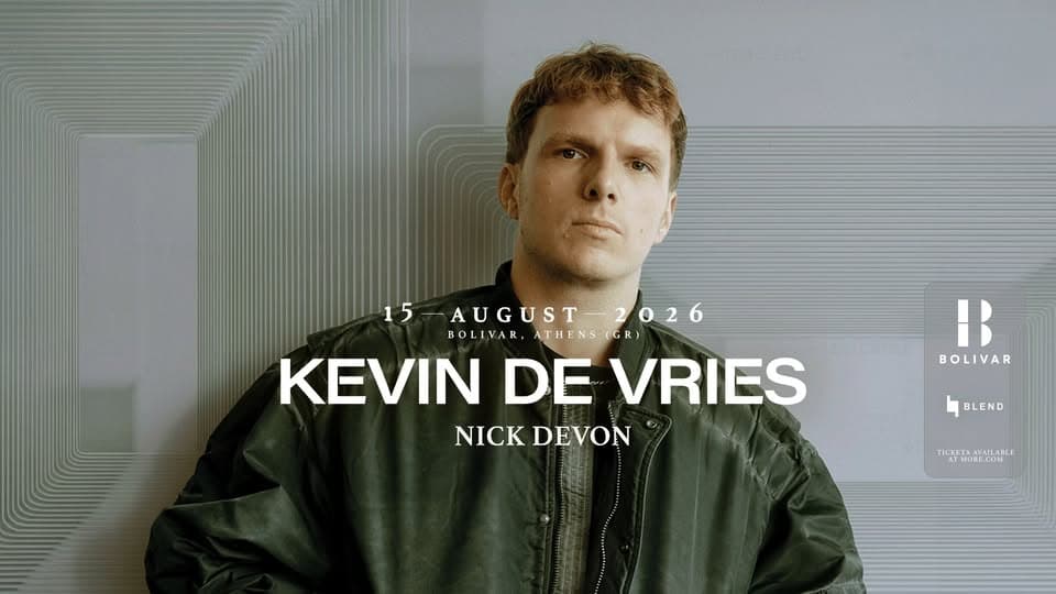 Kevin de Vries I Sat Aug 15 event cover