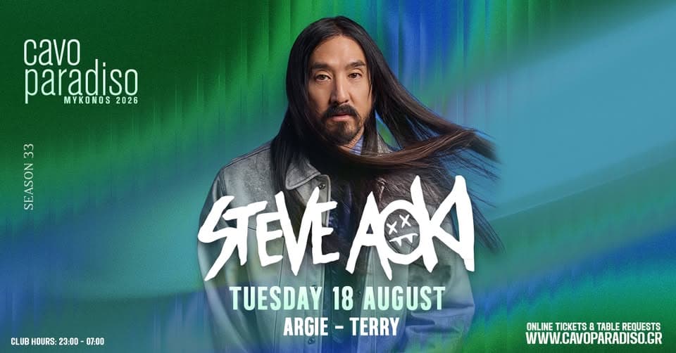 Steve Aoki | Argie | Terry event cover