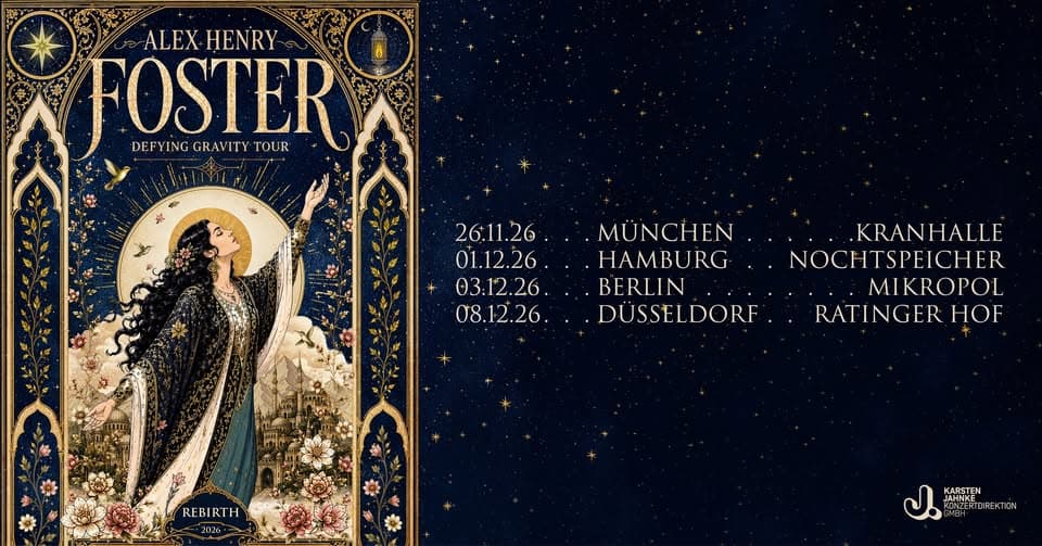 Alex Henry Foster | Defying Gravity Tour event cover