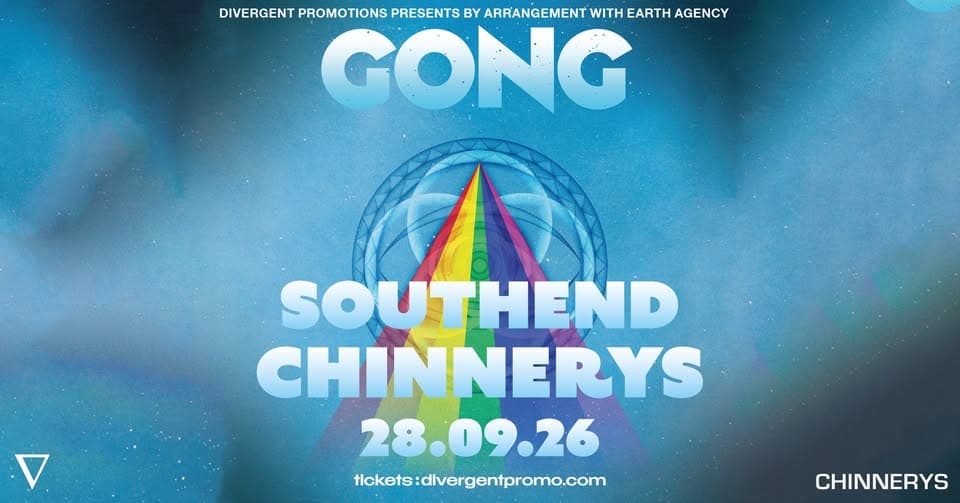 Gong at Chinnerys, Southend event cover