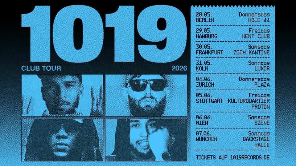 1019 | Club Tour 2026 | München event cover