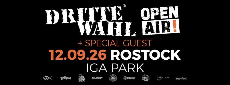 DRITTE WAHL - Open Air 2026 in Rostock event cover