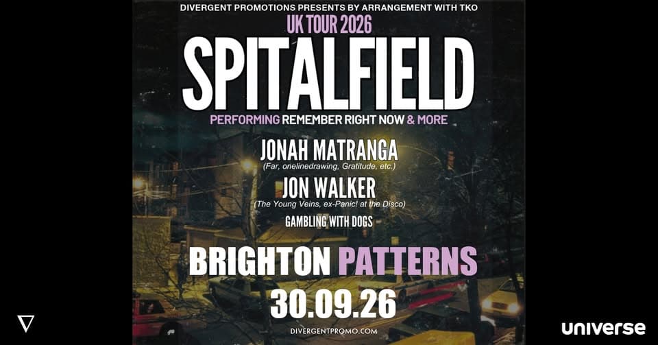Spitalfield at Patterns, Brighton event cover